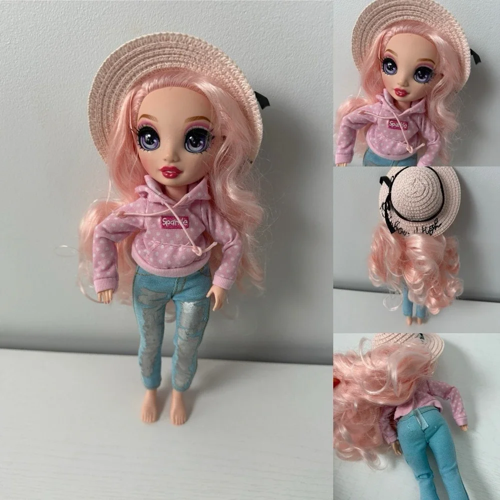 Rainbow High Bella Parker‎ doll - Pacific Coast Pink Fashion doll Jeans